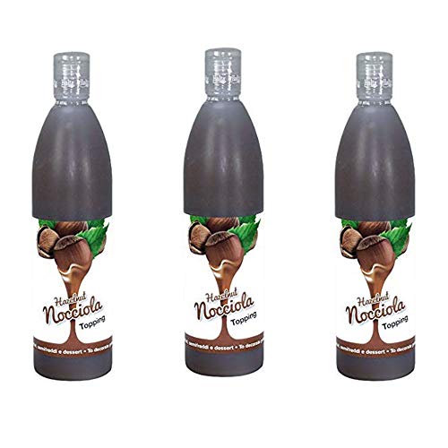 3x Halta Topping Nocciola sauce Haselnuss 650 g für Desserts Kuchen Eis von Halta