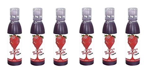 6x Halta Mini Topping Fragola sauce Erdbeere 200 g für Desserts, Kuchen, Eis von Halta