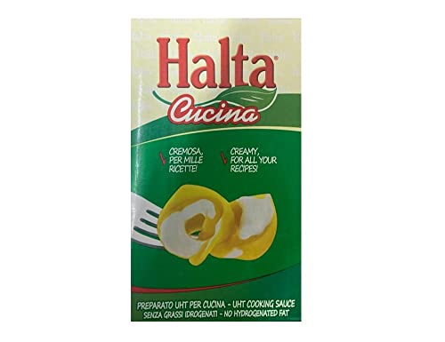 Halta Cucina Preparato Alimentare UHT per Cucina Cremige Zubereitung UHT für die Küche Ideal für Pasta, Saucen, Pizza Kochsahne Sahne 1000ml Halta Cucina Preparato Alimentare UHT per Cucina Cremige Zubereitung UHT für die Küche Ideal für Pasta, Saucen, Pizza Kochsahne Sahne 1000ml von GREAT BRITISH TRADING LIMITED