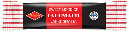 Halva Lakumatto Sweet Lakritze 6 Riegel of 60g von Halva