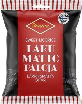 Halva Lakumattopaloja Original Lakritze 1 Pack of 185g von Halva