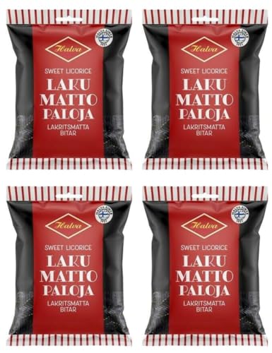 Halva Lakumattopaloja Original Lakritze 4 Pack of 185g Halva Lakumattopaloja Original Lakritze 4 Pack of 185g von Halva