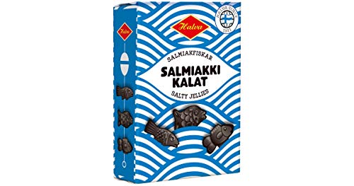 Halva Salmiakkikalat Salty Fish Lakritze 20 Schachteln of 240g von Halva