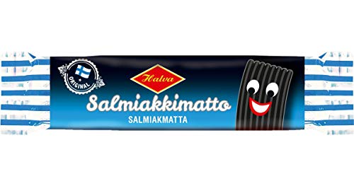 Halva Salmiakkimatto Salty Lakritze 12 Riegel of 60g von Halva