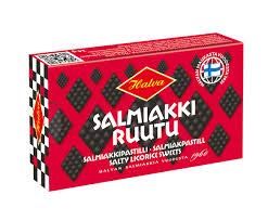 Halva Salmiakkiruutu Salmiakki Lakritze 8 Schachteln of 34g von Halva