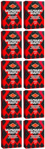 Halva Salmiakkiruutu Salty Diamond Lakritze 10 Schachteln of 240g Halva Salmiakkiruutu Salty Diamond Lakritze 10 Schachteln of 240g von Halva