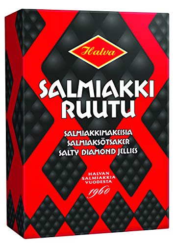 Halva Salmiakkiruutu Salty Diamond Lakritze 20 Schachteln of 240g Halva Salmiakkiruutu Salty Diamond Lakritze 20 Schachteln of 240g von Halva