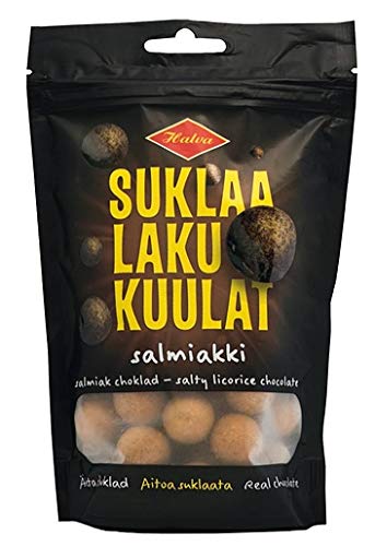 Halva SuklaaLakuKuulat Salmiakki Lakritze 25 Pack of 140g von Halva