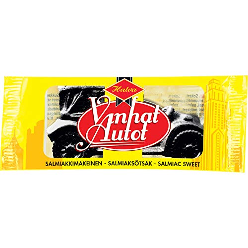 Halva Vanhat Autot Salmiakki Lakritze 144 Pack of 15g von Halva