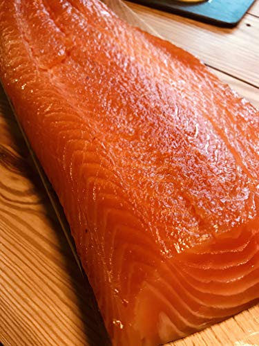 Räucherlachs ca.1 kg auf Seite,geschnitten - In Hamburg geräuchert Räucherlachs ca.1 kg auf Seite,geschnitten - In Hamburg geräuchert von Hamburger Fischwerker