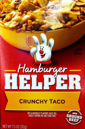 Betty Crocker Crunchy Taco Hamburgerhelfer, 213 ml, 5 Stück von Hamburger Helper