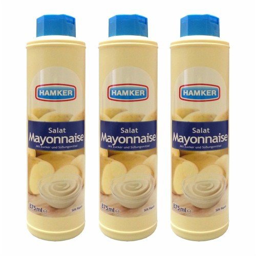 3x Hamker 'Salat Mayonnaise', 875 ml 3x Hamker 'Salat Mayonnaise', 875 ml von Hamker