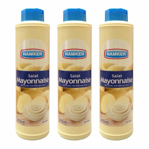 3x Hamker 'Salat Mayonnaise', 875 ml von Hamker