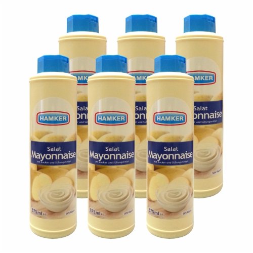 6x Hamker 'Salat Mayonnaise', 875 ml von Hamker