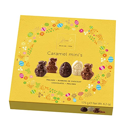 Hamlet | Caramel Mini-Osterpralinen | mit Vollmilch-, Zartbitter- und weißer Schokolade | 175g Hamlet | Caramel Mini-Osterpralinen | mit Vollmilch-, Zartbitter- und weißer Schokolade | 175g von Hamlet