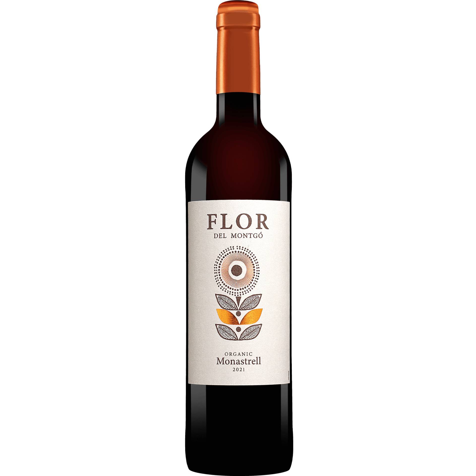 Flor Del Montgó Monastrell Organic 2021  0.75L 14% Vol. Rotwein Trocken aus Spanien von Hammeken Cellars