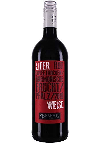 Weingut Hammel & Cie Literweise Cuvée rot trocken 2021 (1 x 1L Flasche) von Weingut Hammel & Cie