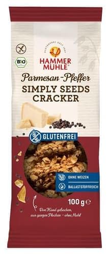 Hammermühle BIO Simply Seeds Cracker Parmesan & Pfeffer glutenfrei (0.1 kg) von Hammermühle