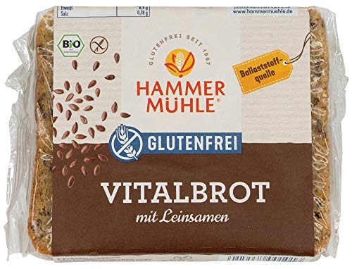 Hammermühle Bio Vitalbrot mit Leinsamen, glutenfrei, 250 g von Hammermühle
