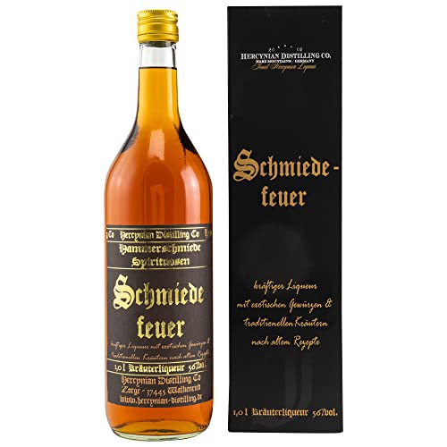 Hammerschmiede Schmiedefeuer 56% Vol. 1,0 Liter im Geschenkkarton von Hammerschmiede