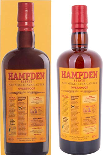 Hampden Estate Pure Single Jamaican Rum OVERPROOF (1 x 0.7 l) von Hampden