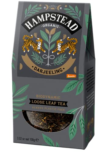 Hampstead Organic Darjeeling Loose Leaf Tea 100 g (Pack of 6) von Hampstead Tea