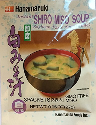 Hanamaruki Shiro Miso Suppe ( hell ) Sojabohnenpaste Suppe 3 Packung von Hanamaruki