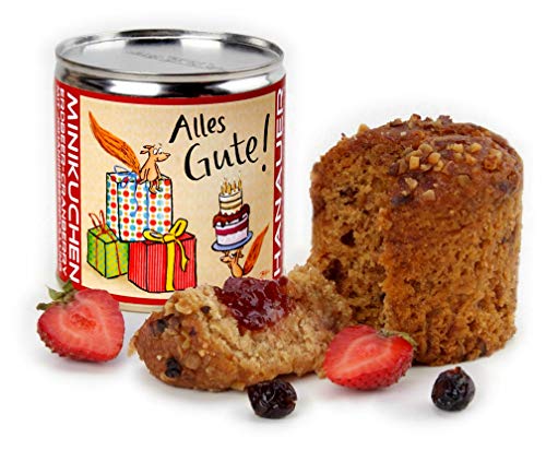 Hanauer Minikuchen Erdbeer-Cranberry "Alles Gute", 1er Pack (1 x 170 g), 915 von Hanauer