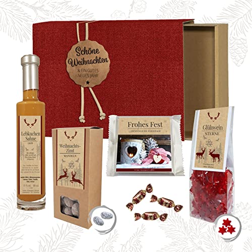 Schöne Weihnachten Geschenkbox | Tolles Geschenk für Frauen und Männer zu Weihnachten | Set mit weihnachtlichen Süßwaren | Feinkostpräsent (Schöne Weihnachten 2) von Handelsagentur Kasberger