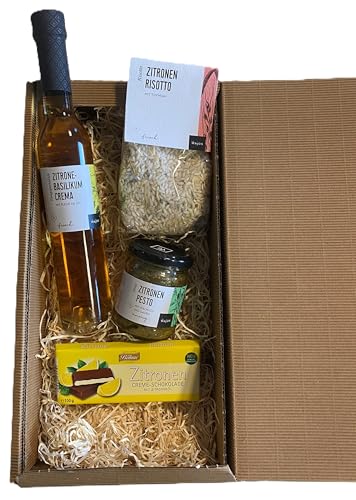 Geschenkbox „Spritzige Zitrone“ Geschenkbox „Spritzige Zitrone“ von Handelshaus Huber-Kölle