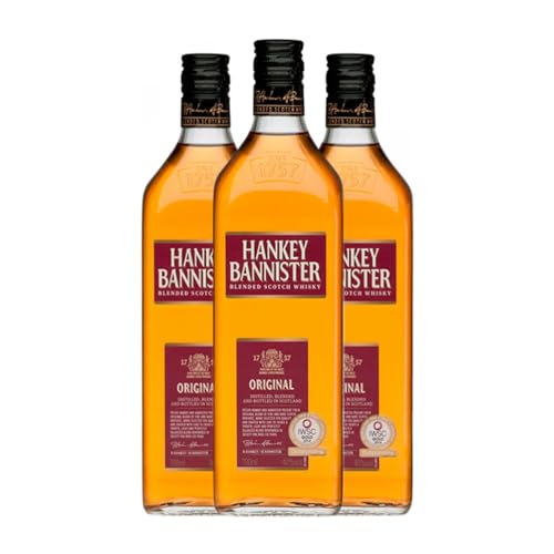 Whiskey Blended Hankey Bannister Scotch 70 cl (Schachtel mit 3 Flaschen von 70 cl) von Hankey Bannister & Co
