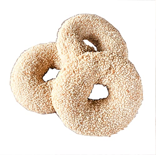 Glutenfreie Sesam Bagel 3x 80g täglich frisch auf Basis von Reismehl von Hanneforth