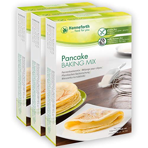 Glutenfreie Backmischung Pfannkuchen | 3 * 400g | Hanneforth von Hanneforth