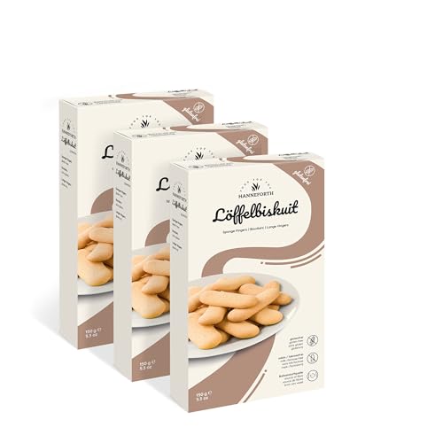 Glutenfreie Löffelbiskuit | 3x150gr | Hanneforth von Hanneforth