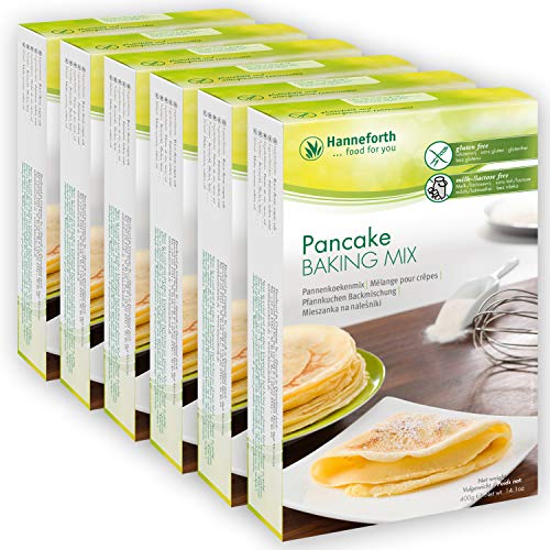 Glutenfreie Backmischung Pfannkuchen | 6x400gr | Hanneforth von Hanneforth