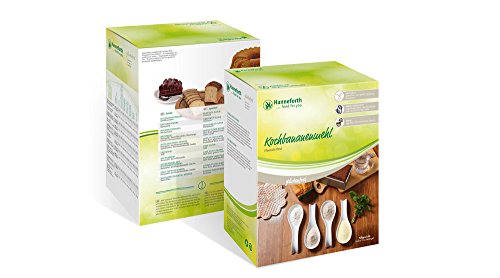 Hanneforth Kochbananenmehl, 1 kg (2x500g) | glutenfrei, 100 Prozent Kochbananen | Ohne Zusatzstoffe | Plantain Flour von Hanneforth