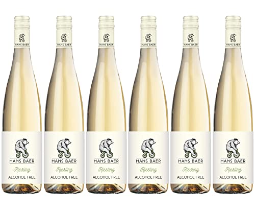 Hans Baer - Riesling -,Alkoholfreier Weißwein aus Deutschland (6 x 0,75 L) von Hans Baer