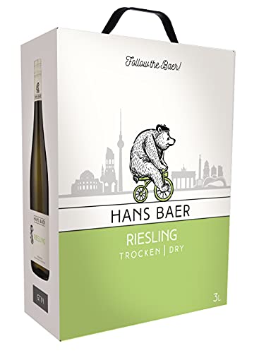 Hans Baer - Riesling Trocken - Weisswein - Qualitätswein aus Rheinhessen, Deutschland - Bag-in-Box (1 x 3L) von Hans Baer