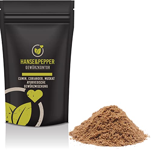 100g Ayurvedische Gewürzmischung aus Cumin Kreuzkümmel Coriander Muskatnuss von Hanse&Pepper Gewürzkontor