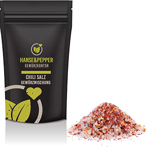 100g Chili Salz Gewürzmischung Salzmischung für die Gewürzmühle Chilisalz Gewürz von Hanse&Pepper Gewürzkontor