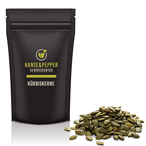 1kg Kürbiskerne ohne Schale ohne Zusätze natürlich vom Hnase&Pepper Gewürzkontor - Gourmet Serie von Hanse&Pepper Gewürzkontor