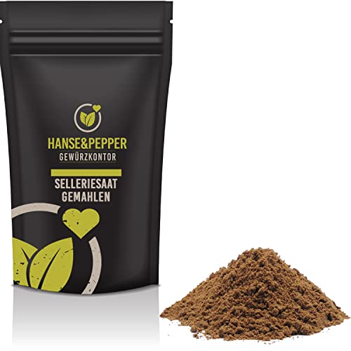 1kg Selleriesaat gemahlen Sellerie Pulver Saat Selleriesamen gemahlen von Hanse&Pepper Gewürzkontor