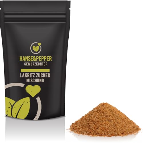 250g Lakritz Zucker Mischung Lakritzpulver Gewürz gemahlen Zuckermischung von Hanse&Pepper Gewürzkontor