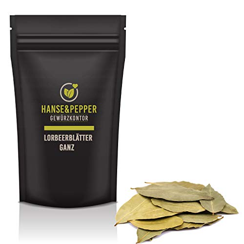 250g Lorbeerblätter ganz handverlesen natürlich vom Hanse&Pepper Gewürzkontor 250g Lorbeerblätter ganz handverlesen natürlich vom Hanse&Pepper Gewürzkontor von Hanse&Pepper Gewürzkontor