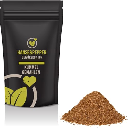 500g Kümmel gemahlen Kümmelpulver Kümmel Gewürz Pulver Kümmelsamen Kümmelpulver von Hanse&Pepper Gewürzkontor