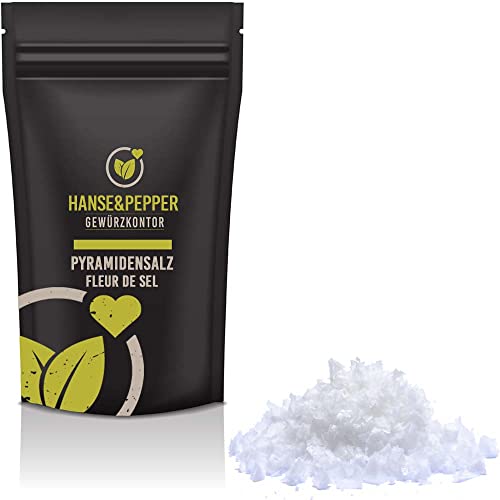 500g Pyramidensalz Fleur de Sel Pyramiden Salz Pyramidenflocken Fingersalz von Hanse&Pepper Gewürzkontor