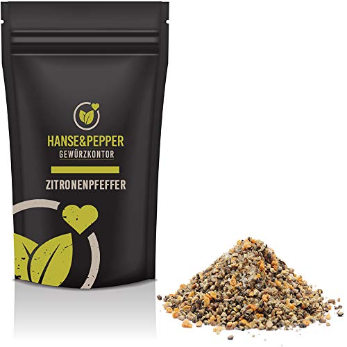 500g Zitronenpfeffer Gourmet Gewürz Zitronen Fisch Pfeffer feine Schärfe natürlich vom Hanse&Pepper Gewürzkontor von Hanse&Pepper Gewürzkontor