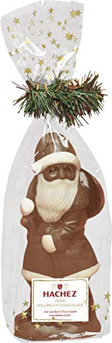 Hachez Weihnachtsmann aus Vollmilch und Zartbitterschokolade 75g von Hanseatisches Chocoladen Kontor GmbH & Co. KG
