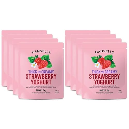 Hansells Erdbeer-Joghurt, 8 Beutel – Schnelle Zubereitung, gesund und fruchtig Hansells Erdbeer-Joghurt, 8 Beutel – Schnelle Zubereitung, gesund und fruchtig von Hansells