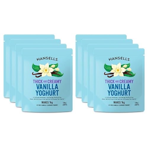 Hansells Vanille-Joghurt, 8 Beutel – Cremig, hausgemacht und gesund Hansells Vanille-Joghurt, 8 Beutel – Cremig, hausgemacht und gesund von Hansells